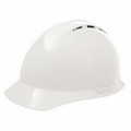 Americana Vent Hard Hat w/ 4 Point Suspension Mega Ratchet - White